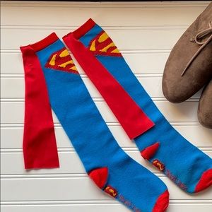 Superman Caped Socks